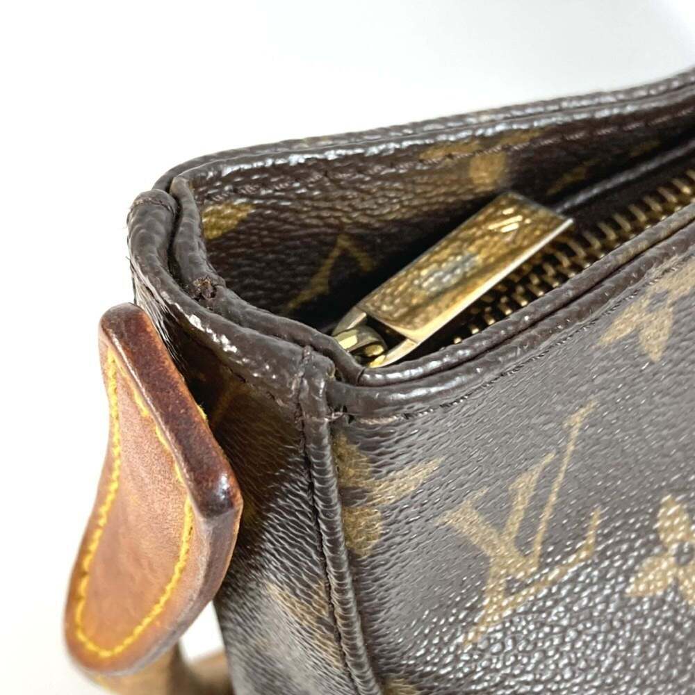 LOUIS VUITTON Authentic Brown Monogram Canvas Looping GM Shoulder Bag - Picture 11 of 16